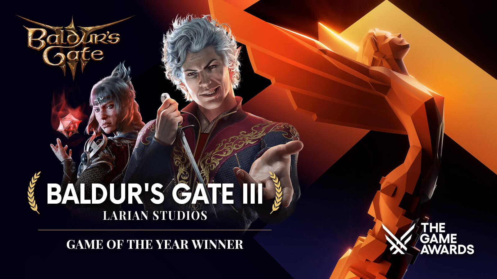 Baldur's Gate 3 wins the prestigious GOTY at The Game Awards 2023 - Xfire