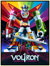 Voltron: Defender of the Universe Print by James White