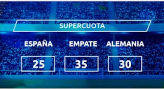 Mondobets supercuota España vs Alemania 17 noviembre 2020