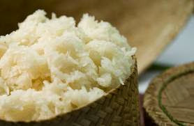 Le riz gluant de Thaïlande