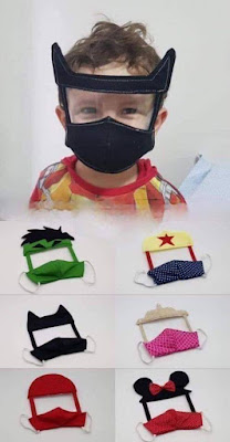 Diseños creativos de mascarillas infantiles