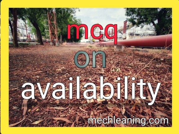 Mcq on availability