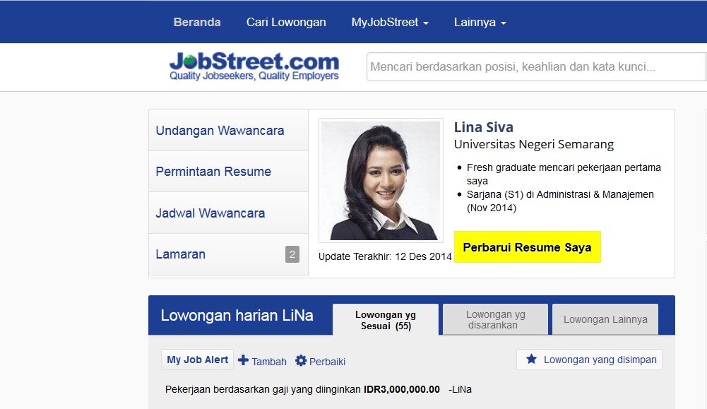 Surat Lamaran Kerja Jobstreet - ben jobs