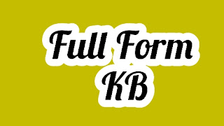 Full Form Of KB