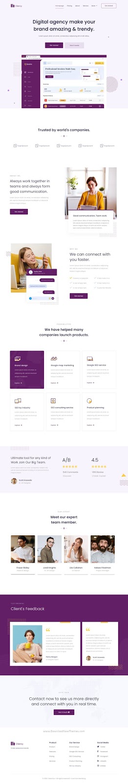 Download Startup Elementor Template Kit 