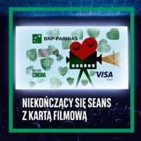 "Pełno wrażeń z kartą filmową Banku BNP Paribas": Canal+ Netflix na pół roku za darmo