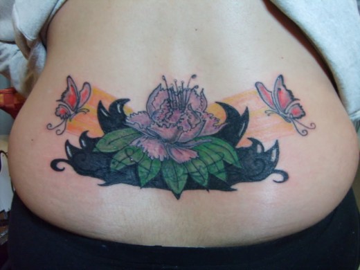 lower back tattoo designs for women