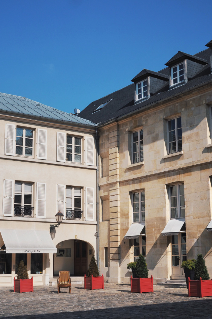 Quartier des antiquaires de la ville de Versailles