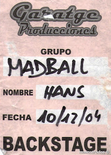 pase backstage madball