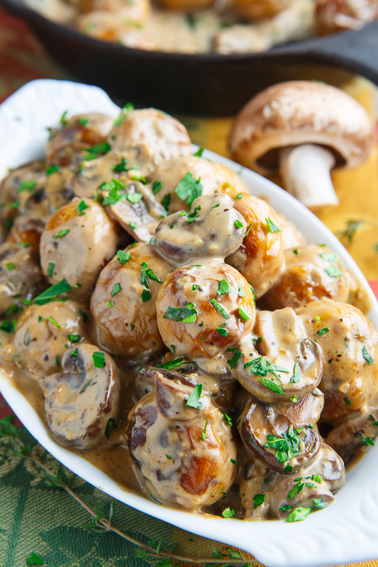 Roasted Potatoes in Creamy Mushroom and Miso Sauce