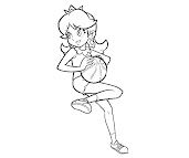 #11 Princess Daisy Coloring Page