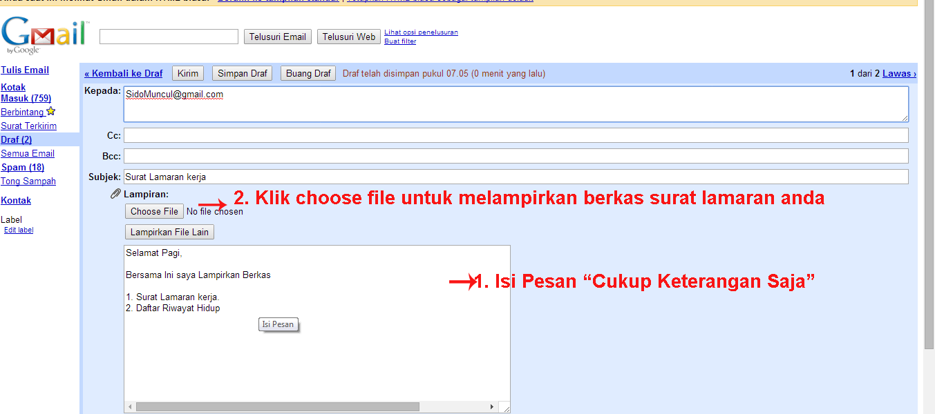 [LENGKAP] Cara Mengirim Surat Lamaran via Email beserta 