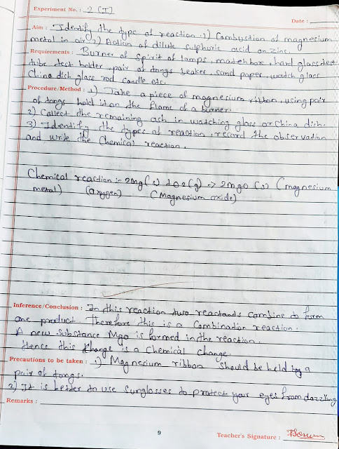 Science & Technology Experiment practical solution class 10th MHSSC Board