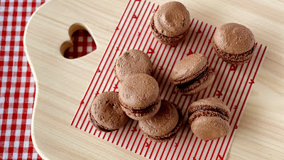 Chocolate Macarons