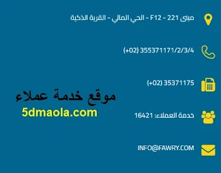 خدمة عملاء فورى