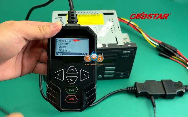 Read Ford TMS470 Radio Code by OBDSTAR MT200 8