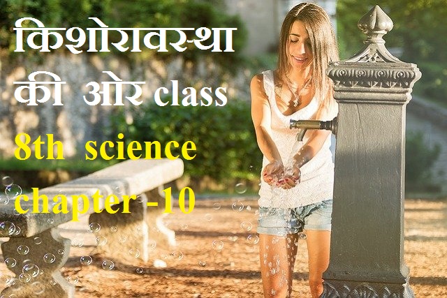 किशोरावस्था की  ओर class 8th  science chapter -10