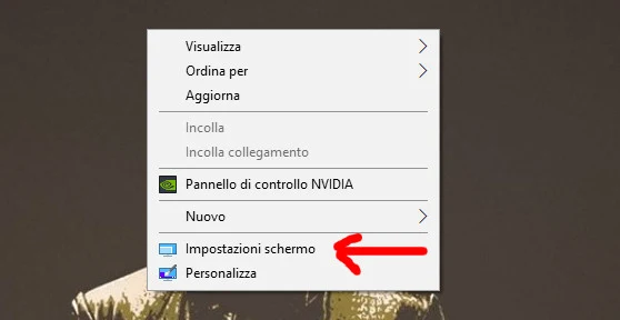 Impostazioni schermo Windows 10