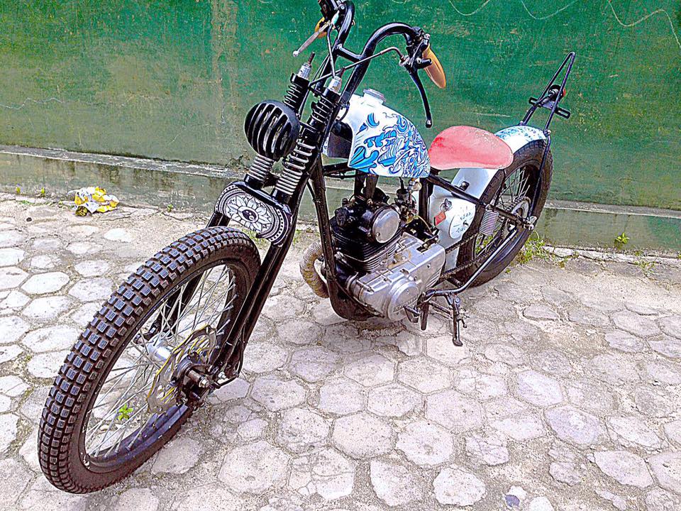 Dijual Motor Kustom Binter Merzy KZ200 Siap Pakai 