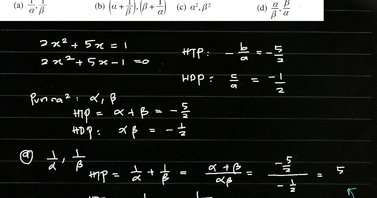 Soalan Add Math Tingkatan 4 - Contoh Dr