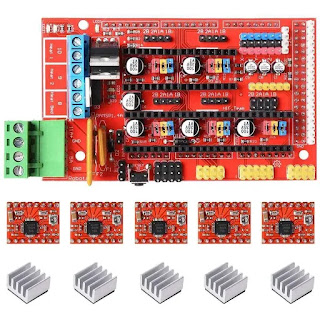 Ramps 1.4 + 5x Driver A4988 Arduino Pololu Prusa 3d Impresora