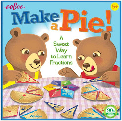 Make a Pie Game, A Sweet Way to Learn Fractions, Develops Math and Quantitative Skills Through Play