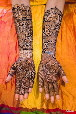 Mehendi Configuration Enlivened by A Moderate's Nursery