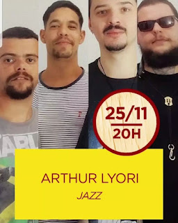 Dia 25-11 Arthur Liory no Sesc Bistrô em Teresópolis