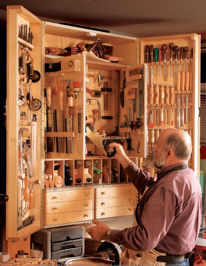 wooden reflections: the first tool cabinet blog ever...