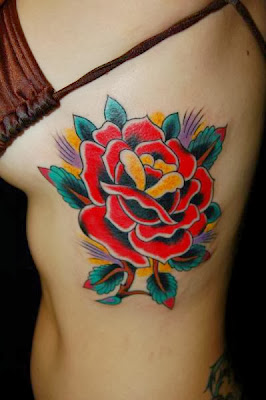 Vintage Rose Tattoo