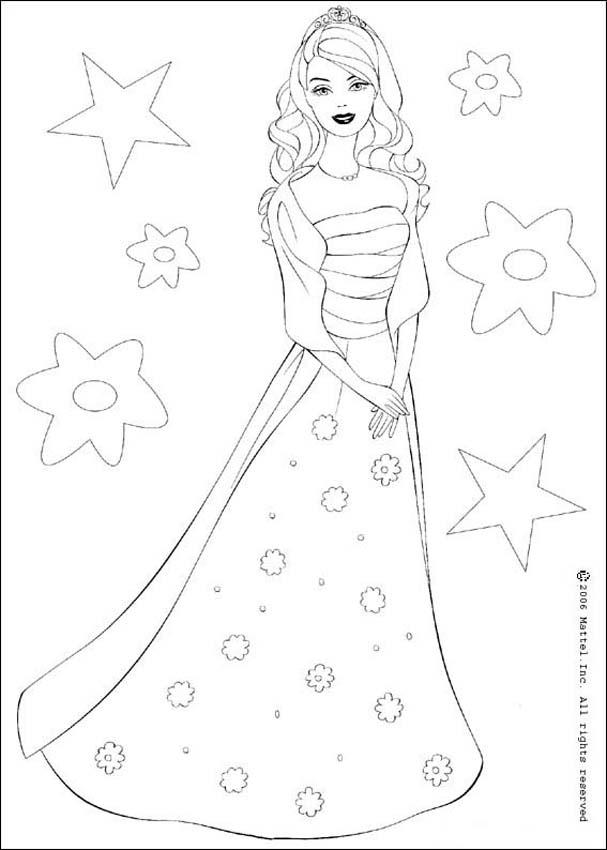 Barbie Fashion Coloring Pages