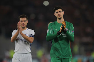 Courtois Kaget Roma Kalahkan Chelsea