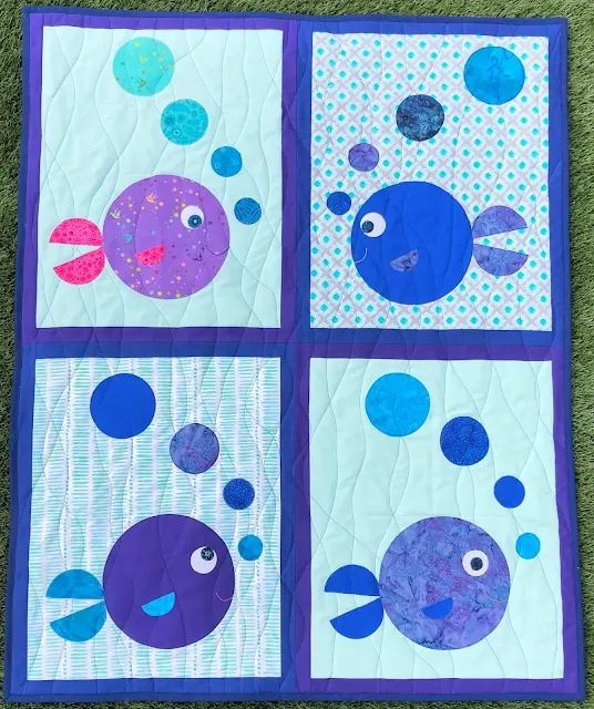bubble fish quilt