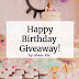 Happy Birthday Giveaway by Abam Kie