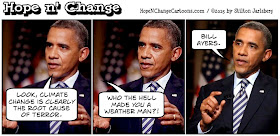 obama, obama jokes, political, humor, cartoon, conservative, hope n' change, hope and change, stilton jarlsberg, coast guard, climate change, national security, bill ayers, terror