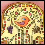 Seven Species Hamsa