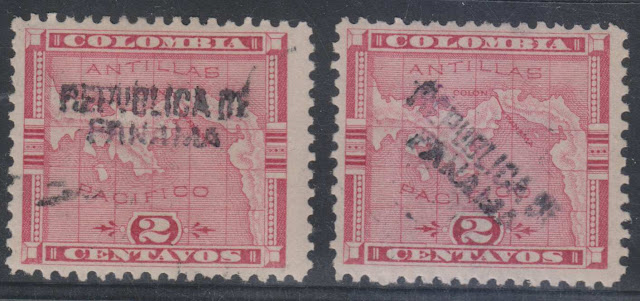 PANAMA 1903-04 ISSUED IN COLON