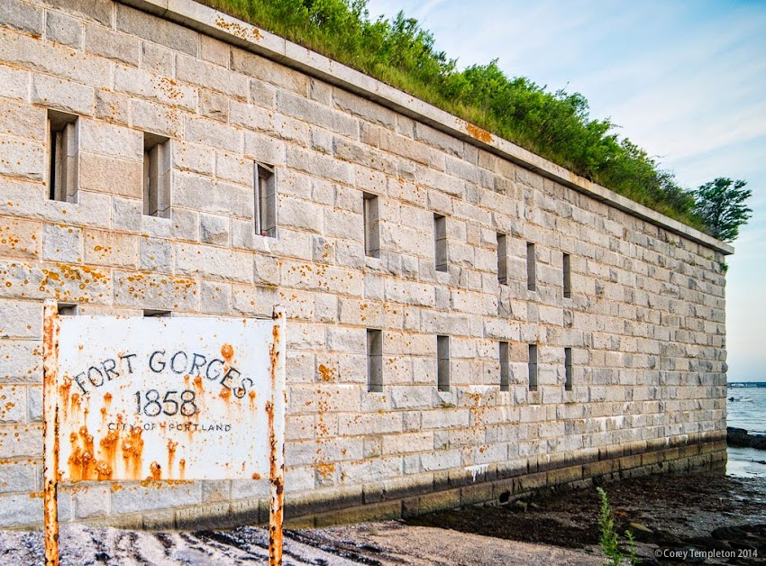 Fort Gorges in Portland, Maine Casco Bay Harbor Summer July 2014 Photo by Corey Templeton