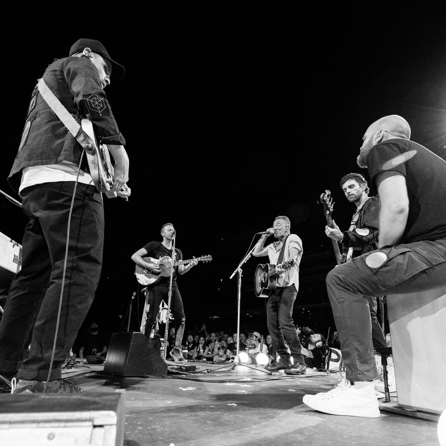 Watch Bruce Springsteen and Chris Martin Duet Working on a Dream at  Coldplays Concert in New Jersey  American Songwriter