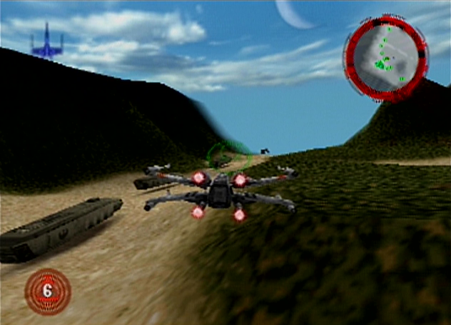 Star Wars: Rogue Squadron Escort Mission Moon