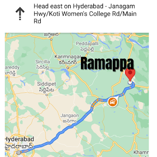 LOCATION OF RAMAPPA TEMPLE