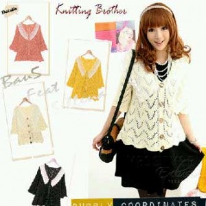 Brother Lace Baju  Rajut Korea 