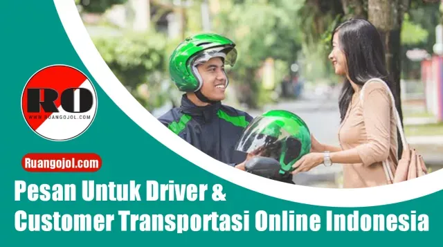 Pesan untuk driver dan penumpang