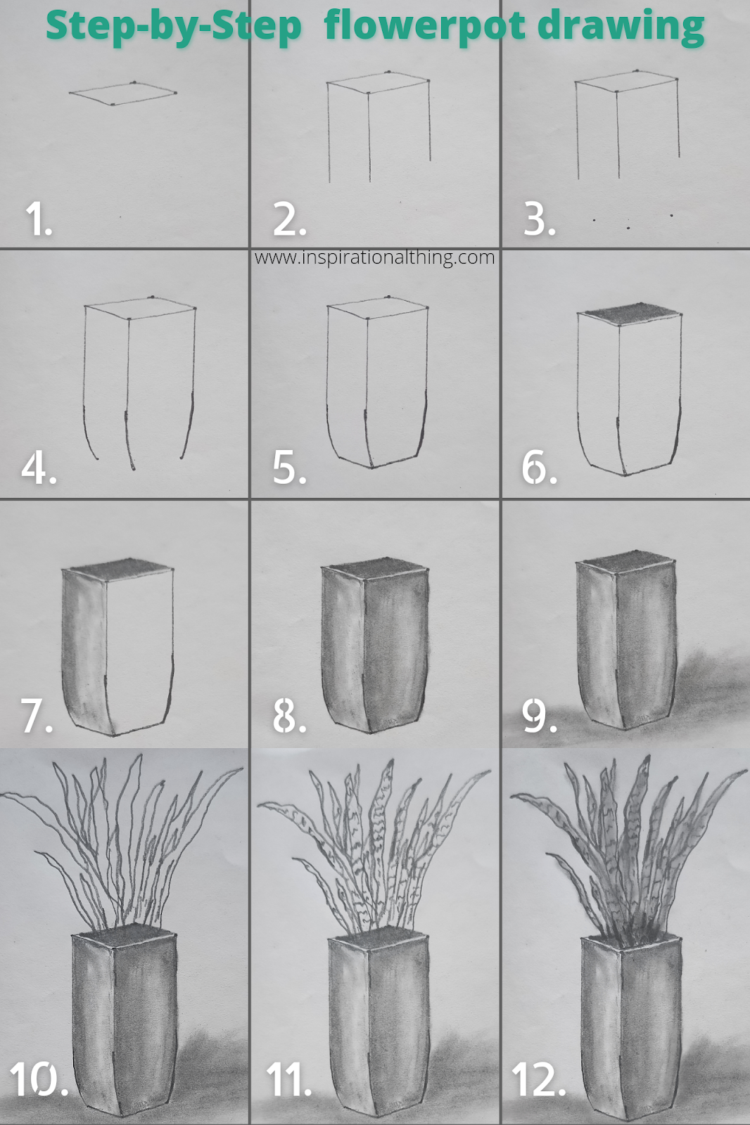 How To Draw Flower With Vase ||Flower Pot Drawing With Pencil Drawing||  CreativityStudio. | Flower drawing, Flower vase drawing, Pencil drawings