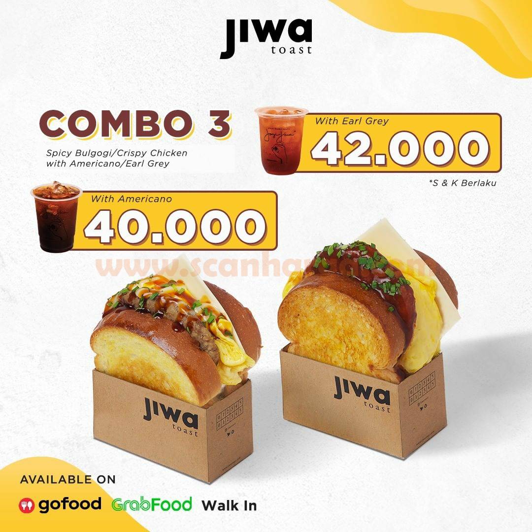 Promo Jiwa Toast Paket New Combo harga mulai Rp 38.500,-