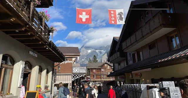 ミューレン（Mürren）の風景