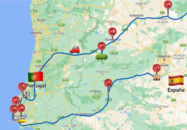 Road trip por España y Portugal