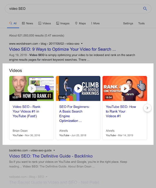 Video Will Continue Flooding the SERP