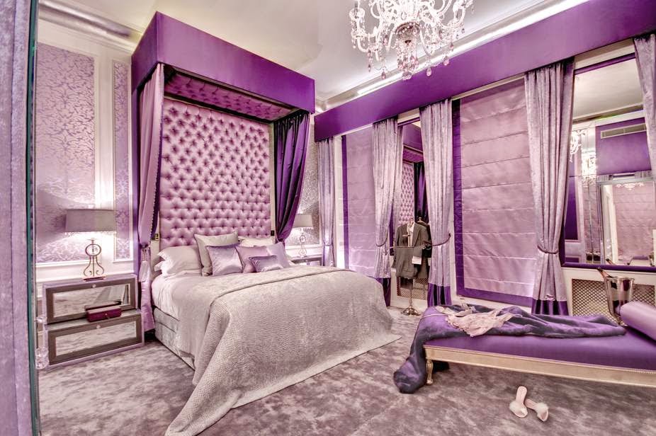 Purple Home s Dekorasi Kamar  Tidur Ungu 