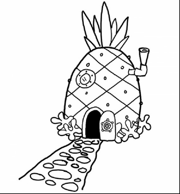 Extraordinary Spongebob Pineapple House Coloring Page With Spongebob  Printable Coloring Pages And Spongebob Printable Coloring Pages